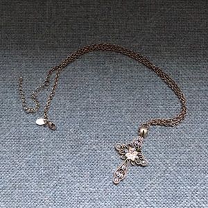 Lia Sophia Cross Necklace